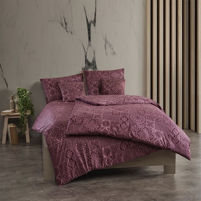 Kvalitex Obliečky 70x90+140x200 TOKYO vínová