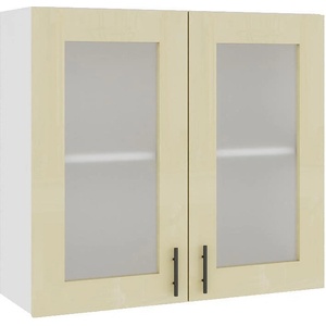  Горен кухненски шкаф Glamour B-80 с витрина