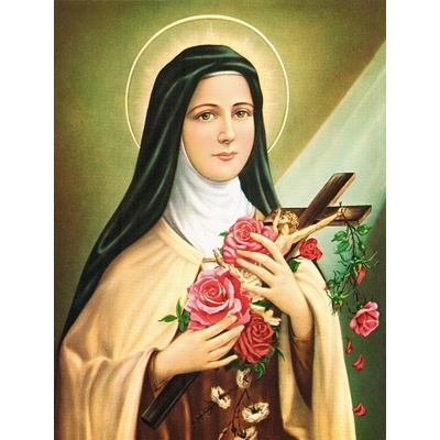 Sv. Terezie z Lisieux (ikona 208) Rozměry cm: A - 8x10cm