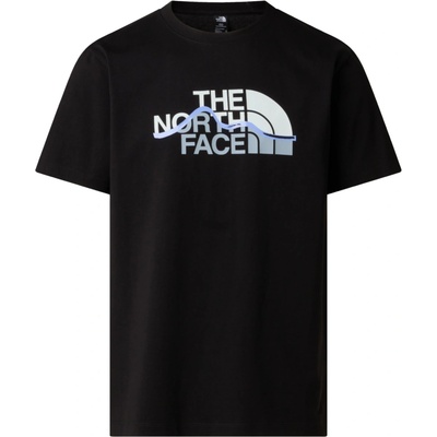The North Face M Mountain Line Regular Short Sleeve Tee-Graphic čierne