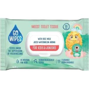 Go Wipes мокри тоалетни кърпички за деца и юноши 44 бр