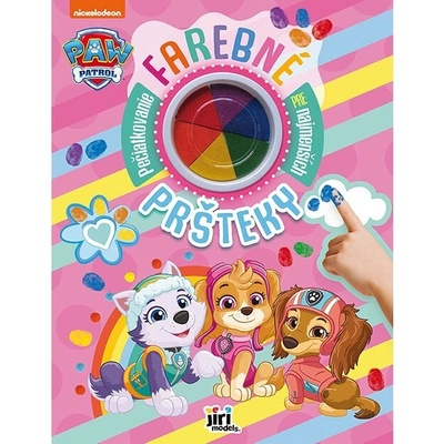 Farebné pršteky Labková patrola rúžová