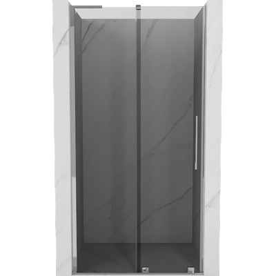 Mexen Velar L плъзгащи се душ врати 90 см, графит, хром - 871-090-003-41-01 (871-090-003-41-01)