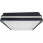Baterie Centrum LED Плафон за баня със сензор ELLÉ LED/24W/230V 26x26 см IP54 антрацит (BC0680)