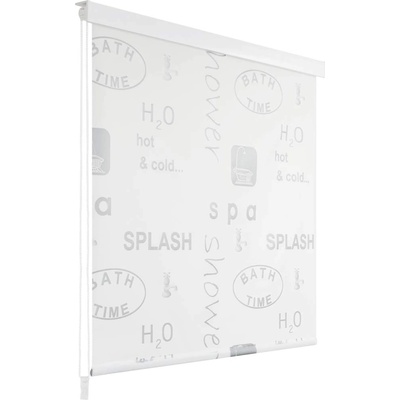 vidaXL Ролетна щора за баня, 80x240 см, Splash (142871)