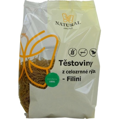Natural z celozrnné rýže Filini vlasové nudle 250 g