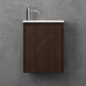 Bath Deluxe Шкаф за баня с мивка COMO 40 cm, цвят орех (BT0177)