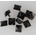 Black & metal метални пирамиди ЧЕРЕН - 10pcs - CW-076