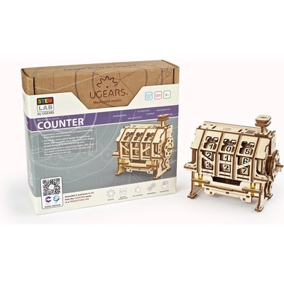 Ugears 3D puzzle Kyvadlo (metronom) 92 ks