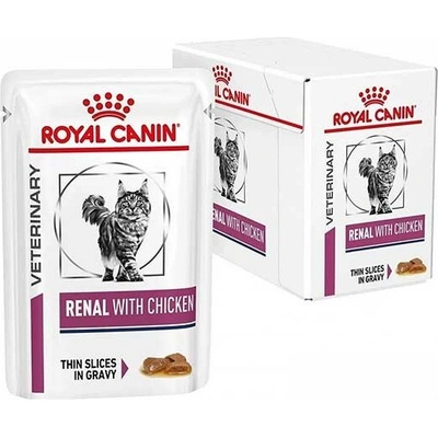 Royal Canin VHN Cat Renal Chicken Gravy Kapsičky 12x85 g