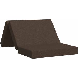 vidaXL Сгъваем диван легло 80 x 67 x 45 см Таупе (900176)