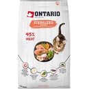 Krmivo pre mačky Ontario Cat Sterilised Salmon 6,5 kg