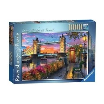 Ravensburger 1000 Tower Bridge puzzle at sunset
