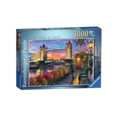 Ravensburger 1000 Tower Bridge puzzle at sunset