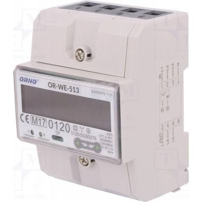 Třífázový elektroměr Orno 80A 230V IP41