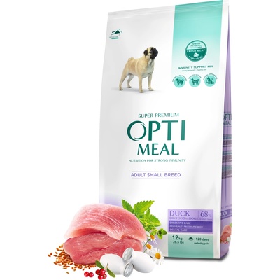 Optimeal Superpremium pro dospělé psy malých plemen s kachním masem 12 kg
