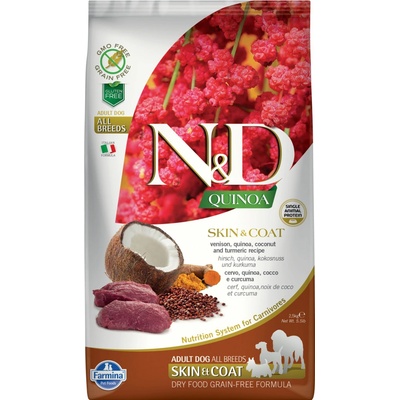 N&D GF Quinoa Dog Skin & Coat Quail & Coconut 0,8 kg