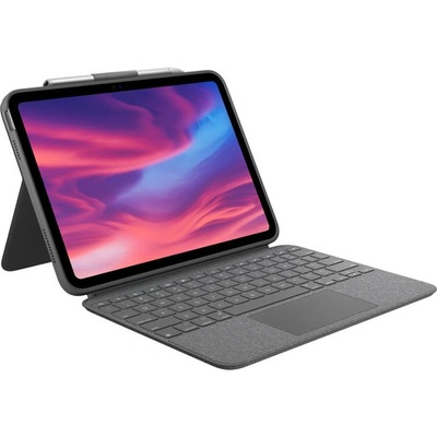 Logitech Combo Touch за iPad (10-то поколение) - Oxford Grey - US (920-011382)