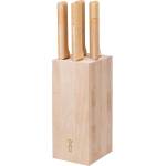 Opinel Комплект 5 кухненски ножа Opinel Parallele с дървена стойка (002403-pe)