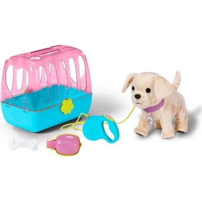 Zapf Creation Baby Born Моето весело кученце с транспортна кутия