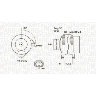 generátor MAGNETI MARELLI 063731973010