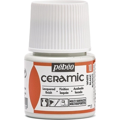 Pébéo Barva na keramiku Ceramic 45 ml 10 White – Zboží Dáma