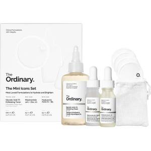 The Ordinary Комплект The Mini Icons, 3 части + Тампони за грим