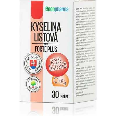 EDENPharma Kyselina Listová Forte Plus 30 tablet