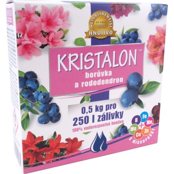 AGRO KRISTALON Čučoriedka a rododendrón 0,5 kg