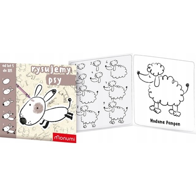 Omaľovánka Monumi Kreslíme psov MPB-000202