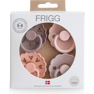 Frigg Set kaučuk 4ks dudlíků Sunset Bliss