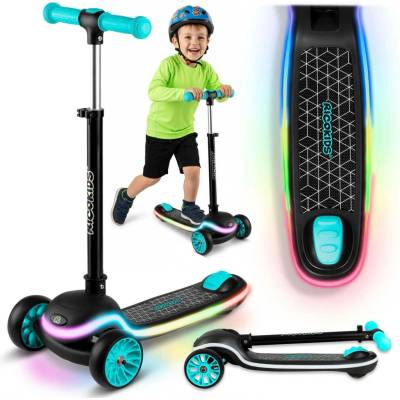 Ricokids Leddi černá a tyrkysová