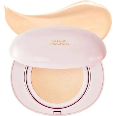 Milk Touch Cushion na obličej All-Day Skin Fit Milky Glow Cushion No.19W Warm Ivory 15 g
