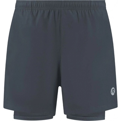 Rogelli Volné běžecké šortky 2v1 ESSENTIAL šedé