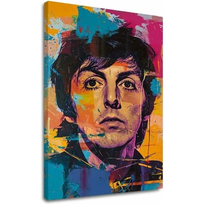 Obraz Paul McCartney - Beatlesovský génius | dokončené rukou umelca - 100x150 cm