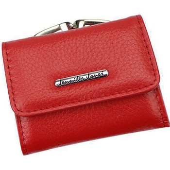 Jennifer Jones Mini dámska kožená peňaženka L5258 červená