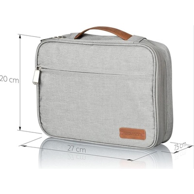 Travison Toiletry Bag dark grey