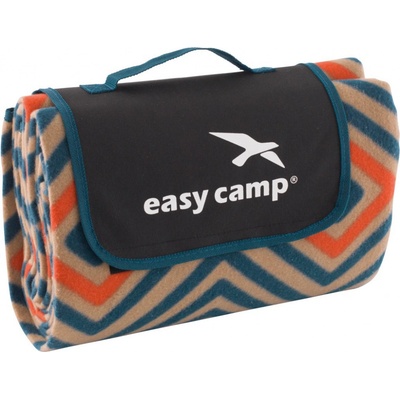 Easy Camp Pikniková deka Picnic Rug modrá/oranžová – Zboží Mobilmania