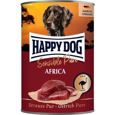 Happy Dog Strauß Pur Africa pštrosie 24 x 400 g