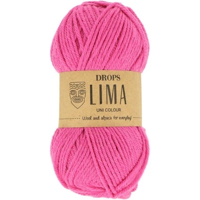 Drops Lima Uni Colour 9028 fuksiová