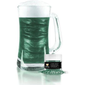 Brew Glitter Jedlé třpytky do nápojů tmavě zelené Dark Green 4 g