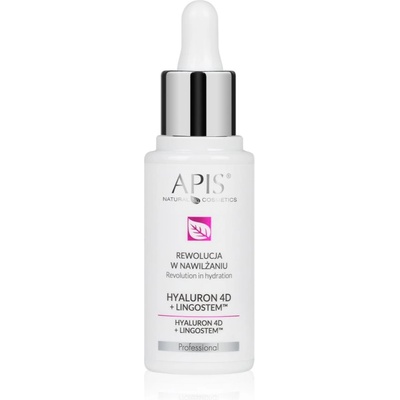 APIS NATURAL COSMETICS Hyaluron 4D + Lingostem хидратираща емулсия 30ml