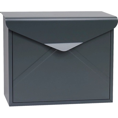 Poštová schránka BK.57.AM so zvýšenou odolnosťou proti dažďu antracit oceľ