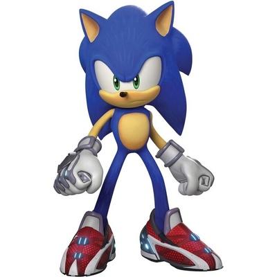 3D nálepka ježek sonic
