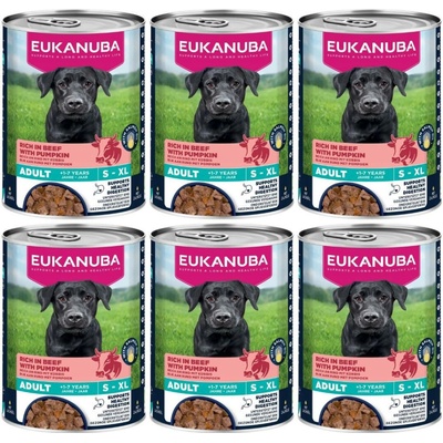 Eukanuba Puppy Rich in Beef with Pumpkin 6 x 400 g