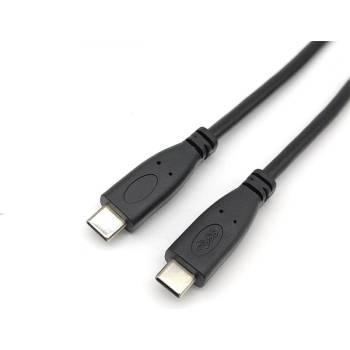 Equip Преобразувателен кабел - 128887 (USB-C2.0 към USB-C, мъжки/женски, черен, 2 м) (128887)