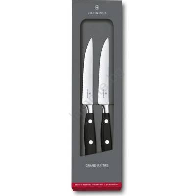 Victorinox - Комплект ножове за стейк GRAND MAITRE, 12 cm, 2 бр. , черни (GG871)