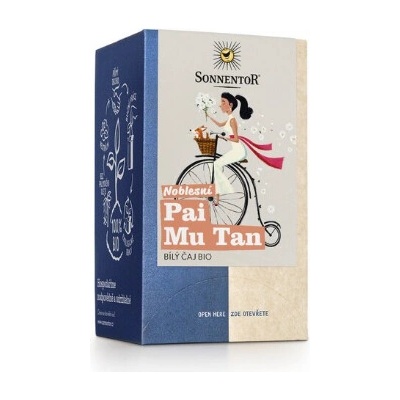 Sonnentor BIO Noblesní Pai Mu Tan, bílý čaj, porcovaný čaj 18 g