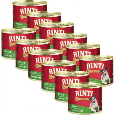 Rinti Gold Senior králík 12 x 185 g