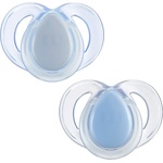 Tommee Tippee Ортодонтични залъгалки Tommee Tippee - Night Time, 6-18 м, 2 броя, сини (43336299) - baby